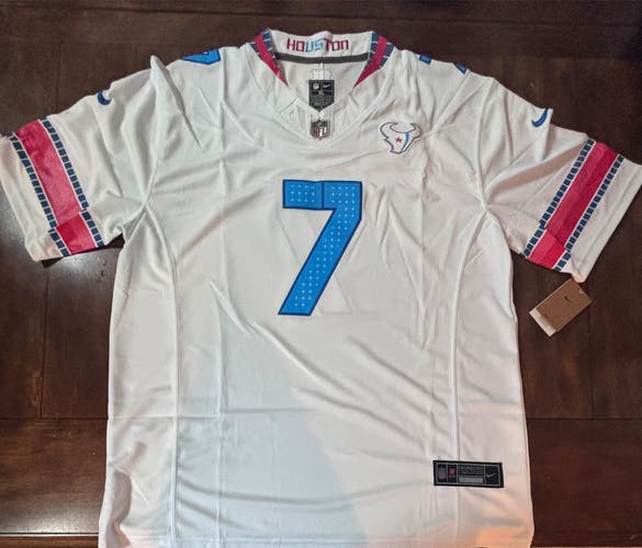 Houston Texans CJ Stroud Rivalry Jersey Adult XL NWT