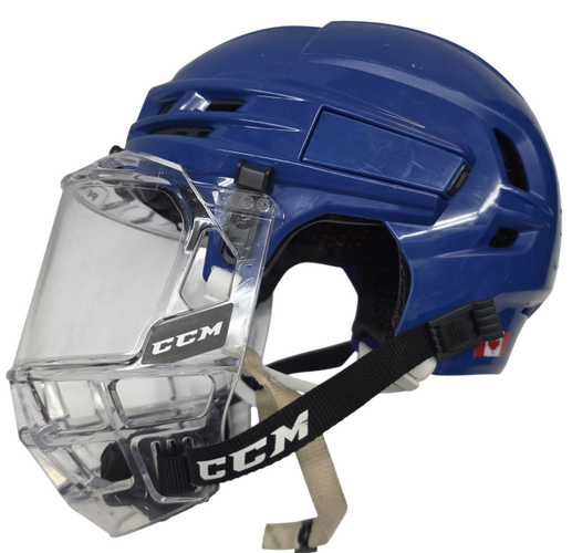 CCM Tacks X Pro Hockey Helmet Pro Stock Medium With Bubble NCAA #90 Used (16353)