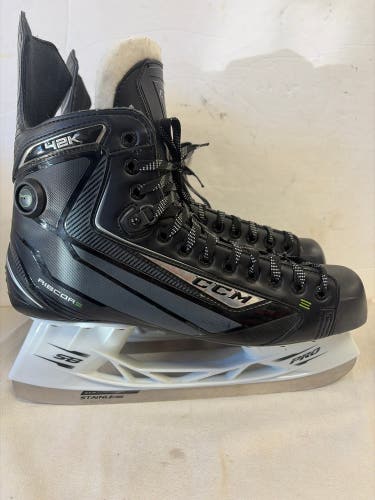 Black CCM Ribcor 42K Pump Hockey Skates Regular Width 12 (Used)