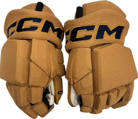 CCM HGTKPP 15" Pro Stock Hockey Glove Tan NHL Winter Classic NEW (16354)