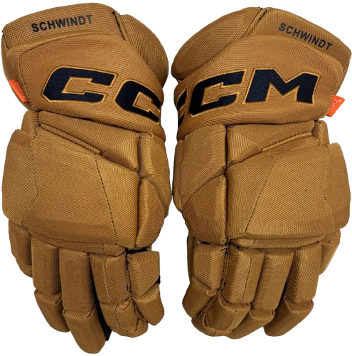 CCM Jetspeed 14" Pro Stock Hockey Glove Tan NHL Winter Classic NEW NDT (16356)