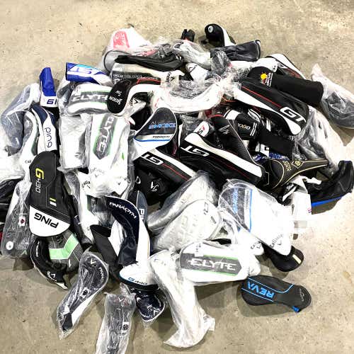 Golf Club Headcover Lot Wholesale Bulk Lot of 100 Head Covers HC NEW