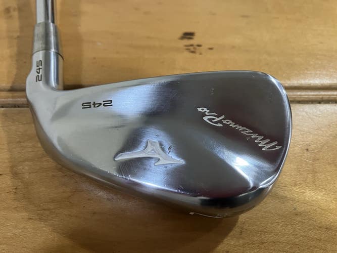 Mizuno Pro 245 7-Iron, Extra Stiff Steel, 1UP, Authentic, Demo/Fitting