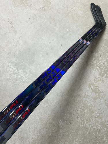 3 PACK 55 Flex P29 Intermediate CCM Vizion Left Hand Hockey Stick Olympic Team USA Pro Stock