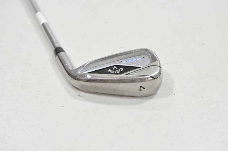 Callaway Paradym Ai Smoke HL Single 7 Iron Regular RH Elevate MPH 85g #229983