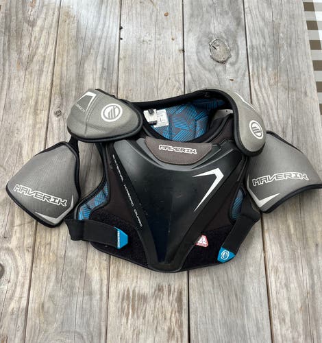 Medium Youth Maverik EKG Charger Lacrosse Shoulder Pads
