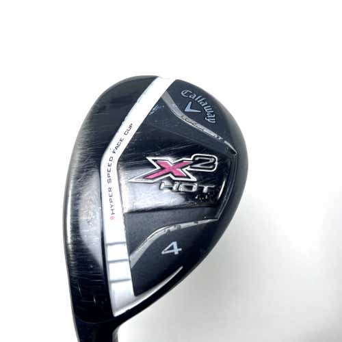 LEFTY Callaway X2 Hot 4 Hybrid 22* Ladies Graphite Womens LH Undersize Grip