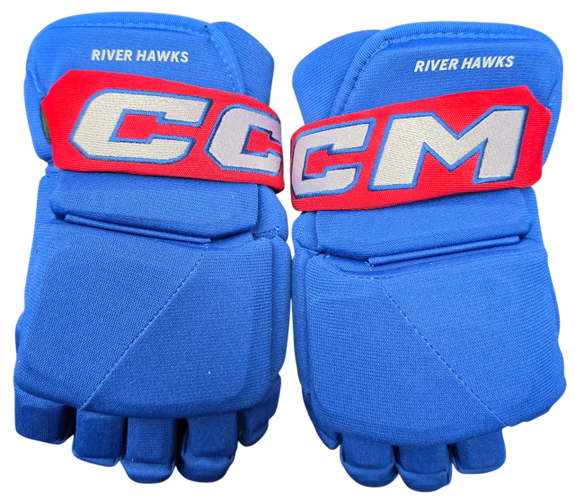 CCM HGP43SP Pro Stock Custom Hockey Gloves 13" UML NCAA NEW (16386)