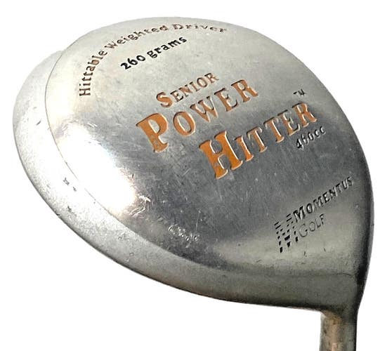 Momentus Senior Power Hitter 460cc 260g Weighted Training Driver Steel 44.5" RH