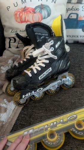 Bauer RS Inline Skates Regular Width Size 1.5 (Used)