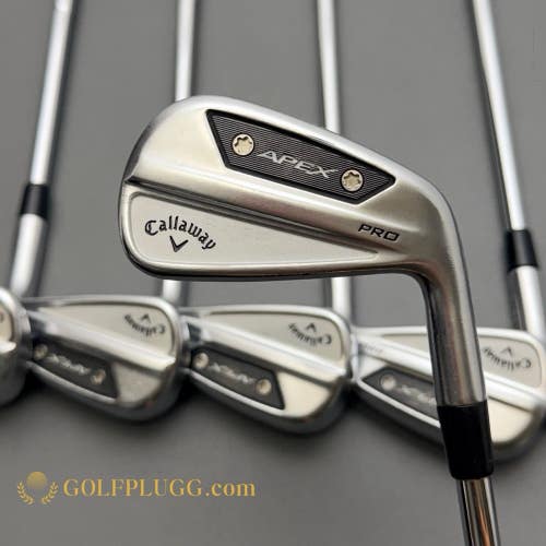2024 Callaway Apex Pro Iron Set 4-PW / Dynamic Gold Mid Steel, Stiff (56)