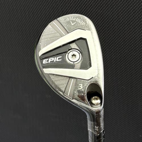 CALLAWAY EPIC 3 HYBRID (20 DEGREE) + HEADCOVER