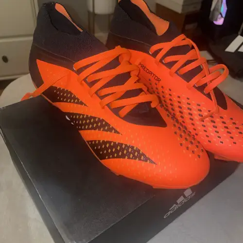 Adidas Predator Accuracy.1 Low FG Soccer Cleats Orange Men's US 7.5 GW4574