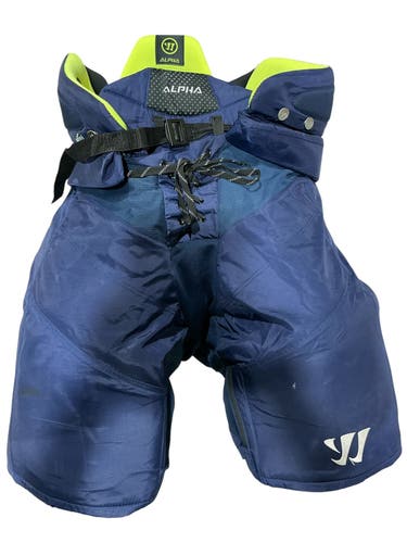 Warrior Alpha Atlanta Gladiators Pro Stock Hockey Pants Medium Navy (Used) 1060