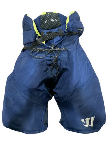 Warrior Alpha Atlanta Gladiators Pro Stock Hockey Pants Medium Navy (Used) 1062