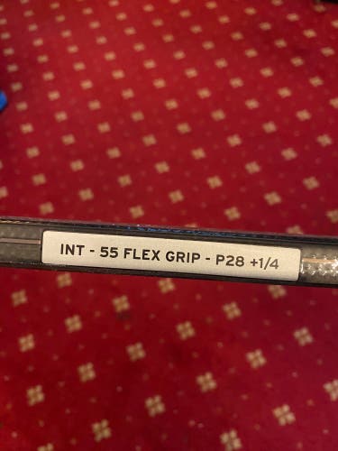Intermediate CCM XF Ghost Right Handed Hockey Stick P28+1/4 55 Flex (New)