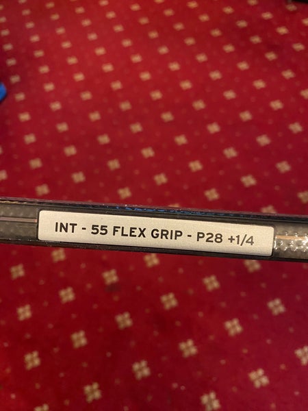 Intermediate CCM XF Ghost Right Handed Hockey Stick P28+1/4 55 Flex (New)