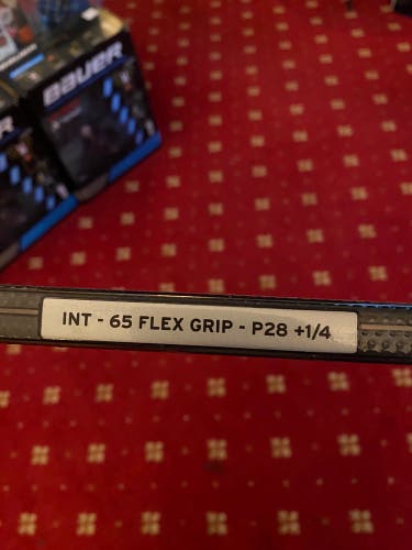 Intermediate CCM XF Ghost Right Handed Hockey Stick P28+1/4 65 Flex (New)