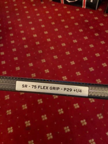 Senior CCM XF Ghost Right Handed Hockey Stick P29+1/4 75 Flex (New)