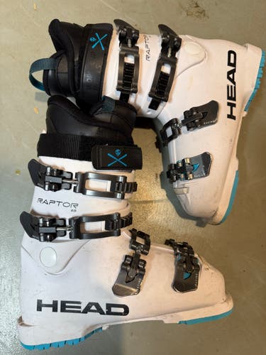 Mondo 25 & 25.5 Kid's HEAD Racing Raptor 65 Ski Boots (Used)