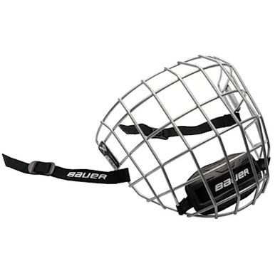 New XS Silver Bauer Full Cage Profile I Facemask