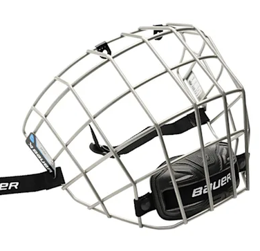 New Medium Silver Bauer Full Cage Profile I Facemask