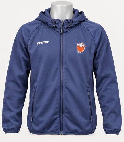 CCM Bakersfield Condors (AHL) Full Zip Hoodie Men's Medium Navy