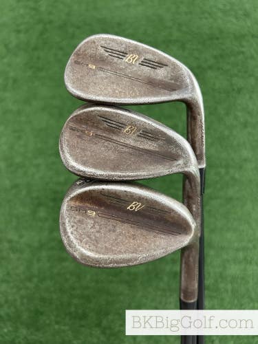 Titleist Vokey SM9 Brushed Steel 3 Wedge Set (48, 54, & 58 Degrees)