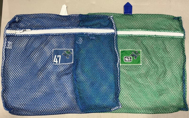 2 Pack 4orte Laundry Bag Abbotsford Canucks Blue And Green #47 (Used) 4734