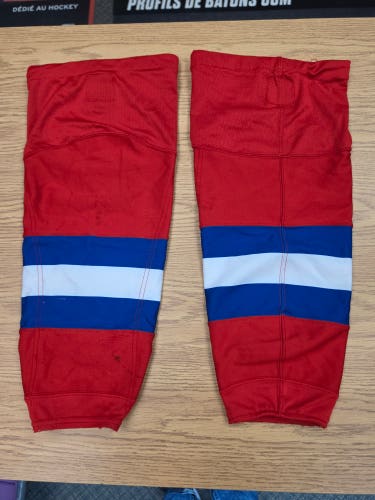 Red Senior Goalie CCM Socks Pro Stock (Used)