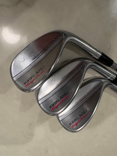 Kirkland Signature Gen 2 RH 52/56/60 Wedge Set 3-Piece Gap Sand Lob Steel Golf