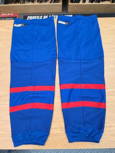 Blue Senior XL CCM Socks Pro Stock (Used)