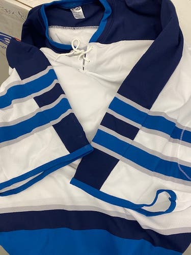 Winnipeg Jets white Goalie Jersey 4XL