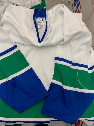Canucks white Goalie Jersey 4XL