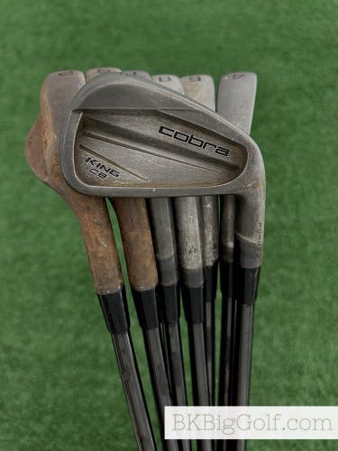 Cobra King CB / MB 23 Limited Edition Black Raw Forged Iron Set 4-P