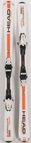 Head Super Shape Team Era 2.0 Kids Skis with Bindings - 137 cm Used