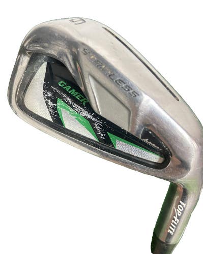 Top Flite Gamer Stainless 6 Iron RH Men's Regular Steel 37.5" Good Factory Grip