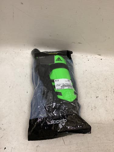 Used Adidas Soccer Shin Guards Junior Neon Green SM 11725-S000510149