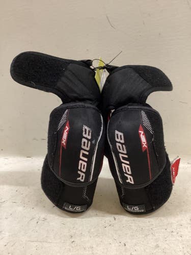Used Bauer NSX ELBOW PADS Junior Elbow Pads LG 11725-S000510214