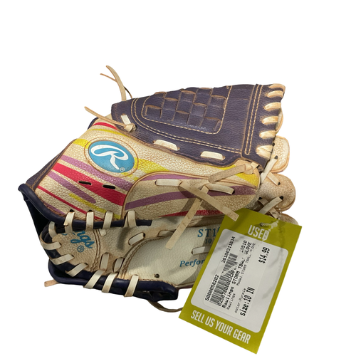 Used Rawlings STORM TBALL GLOVE BB/SB Glove T-ball Purple 10" 11834-S000058202