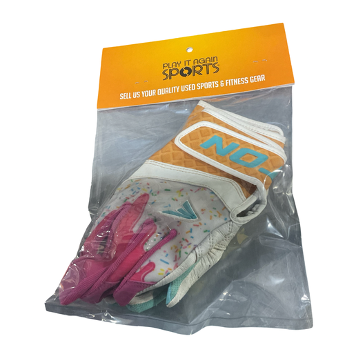 Used Easton BB/SB Batting Gloves Pink SM 11834-S000058221