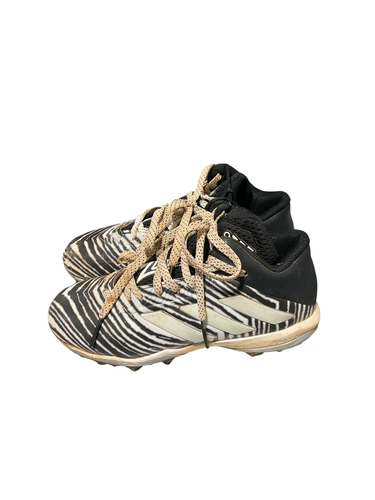 Used Adidas ZUBAZ CLEATS BB/SB Cleats Black Junior 02 11834-S000058268