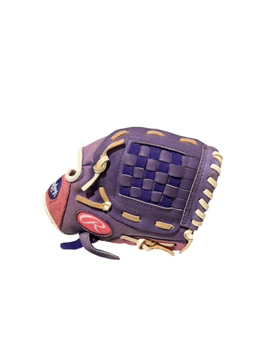 Used Rawlings HIGHLIGHT BB/SB Glove RH Throw Purple 10" 11834-S000058272