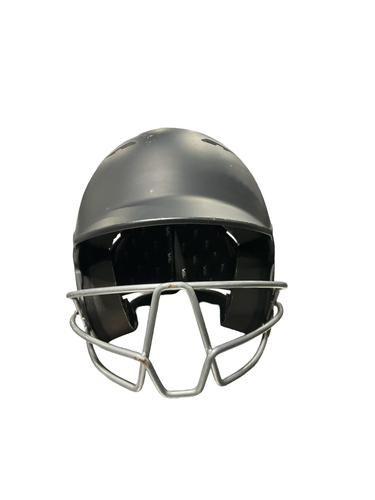 Used Victus 6.5-7.5 HELMET Batting Helmet w/Mask Black One Size 11834-S000055388