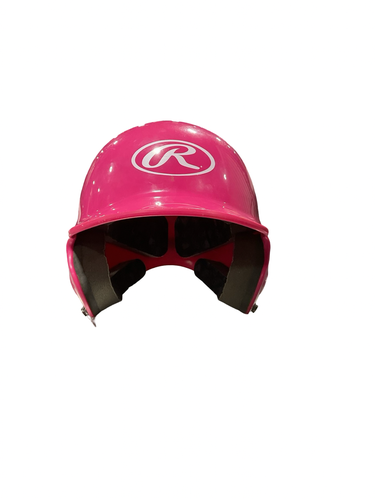 Used Rawlings 6 1/4-6 7/8 PINK HELMET Batting Helmet No Mask Pink One Size 11834-S000055435