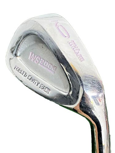 Wilson WS 2000 Forged Cavity Back 9 Iron RH Ladies Steel 35" Good Factory Grip