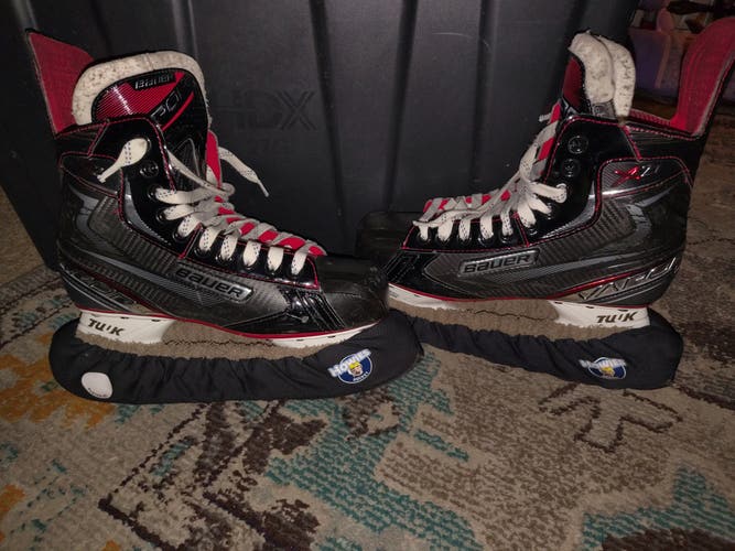 Black/White 2019 Bauer Vapor X2.7 Hockey Skates 9.5 (Used)
