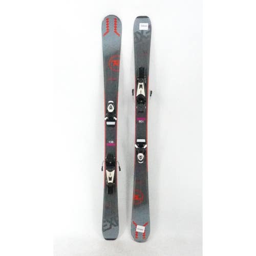 Rossignol Exp 74 Skis with Bindings - 136 cm Used
