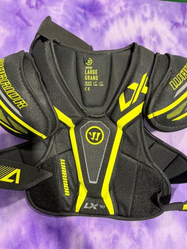 Large Junior Warrior Alpha LX 40 Shoulder Pads (Used)