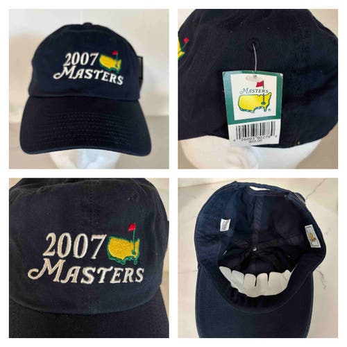 2007 71st MASTERS (AMERICAN NEEDLE) GOLF CAP (NAVY / OSFM) - NWT!